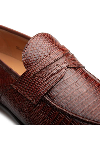 Mezlan Mayor 50121-L Lizard Penny Loafer (MZ3802)