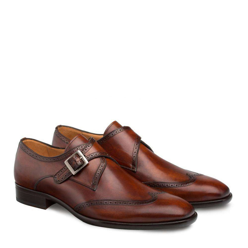 Mezlan Men's Forest Shoes Cognac Forest Oxfords 9268 (MZ3005)-AmbrogioShoes