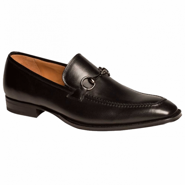 Mezlan Men's Luxury Designer Shoes Tours Black Calfskin Loafers (MZ2254)-AmbrogioShoes