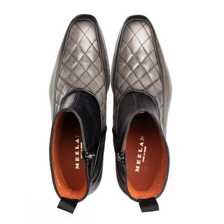 Mezlan Musico 21239 Men's Shoes Calf-Skin Leather Zipper Boots (MZ3763)-AmbrogioShoes