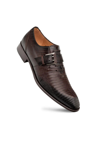 Mezlan Omero Lizard Single Monk-Strap
