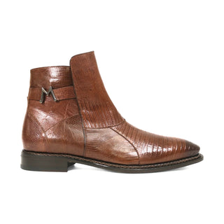 Mezlan Peninsula 4963-L Men's Shoes Exotic Lizard-Skin Ankle Boots (MZ3689)-AmbrogioShoes