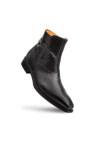 Mezlan Peninsula Lizard Ankle Boots-AmbrogioShoes
