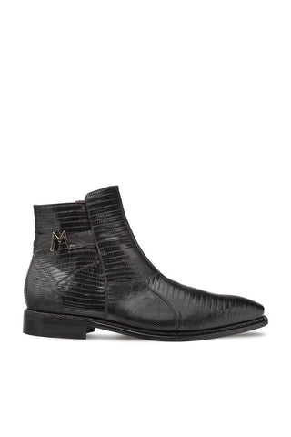 Mezlan Peninsula Lizard Ankle Boots-AmbrogioShoes