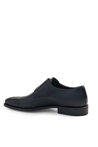 Mezlan Phoenix Leather & Deer Single Monk-Strap-AmbrogioShoes