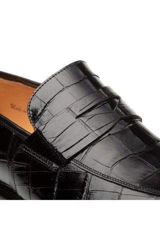 Mezlan Piccolo 4954-J Alligator Split-Toe Penny Loafers (MZ3661)-AmbrogioShoes
