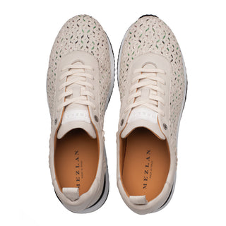 Mezlan Plata 21569 Calf-Skin Leather Laser-Cut Sneaker (MZ3803)-AmbrogioShoes