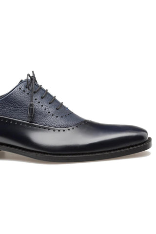 Mezlan Postdam Leather & Deer Oxford-AmbrogioShoes