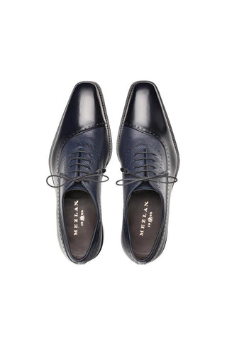Mezlan Postdam Leather & Deer Oxford-AmbrogioShoes