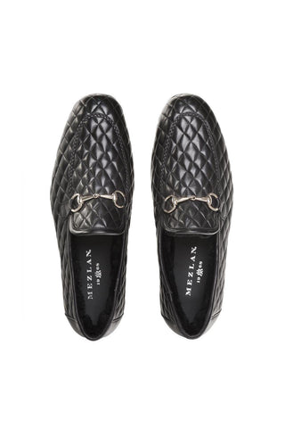 Mezlan R20136 Quilted Leather Horsebit Loafers (MZ3407)-AmbrogioShoes