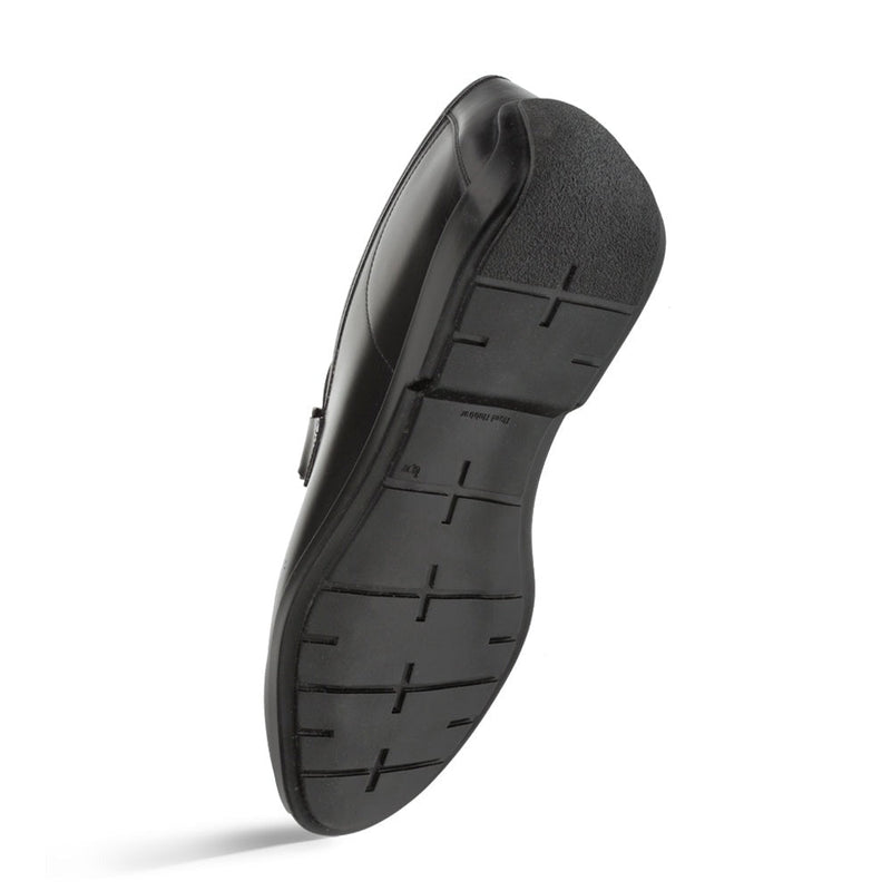 Mezlan R20487 Men's Shoes Black Calf-Skin Leather Slip-On Driver Loafers (MZ3637)-AmbrogioShoes