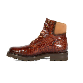 Mezlan RX4855F Exotic Crocodile / Suede Rugged Boots (MZ3552)-AmbrogioShoes