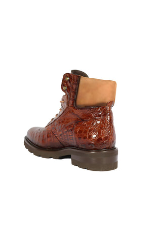 Mezlan RX4855F Exotic Crocodile / Suede Rugged Boots (MZ3552)-AmbrogioShoes