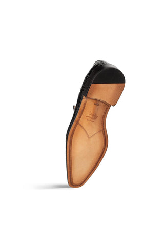 Mezlan Rhodas Crocodile Horse-Bit Loafer-AmbrogioShoes