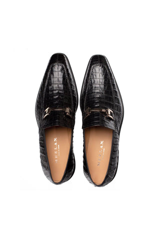Mezlan Rhodas Crocodile Horse-Bit Loafer-AmbrogioShoes