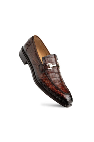 Mezlan Rhodas Crocodile Horse-Bit Loafer-AmbrogioShoes