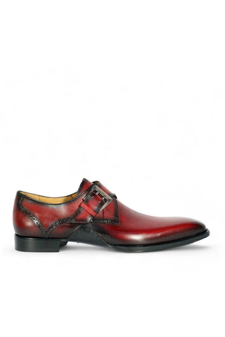 Mezlan S20131 Patina Leather Monkstrap Loafers (MZ3557)-AmbrogioShoes