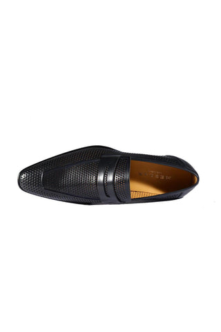 Mezlan S20296 Perforated Leather Classic Penny Loafers (MZ3482)-AmbrogioShoes
