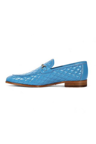 Mezlan S20618 Quilted Calf-Skin Leather Horsebit Slip-On Loafers (MZ3615)-AmbrogioShoes