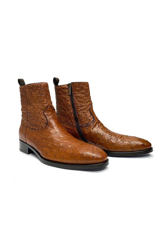 Mezlan SX4798-S Ostrich Straight-Heel Zipper Boots (MZ3436)-AmbrogioShoes