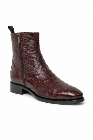 Mezlan SX4798-S Ostrich Straight-Heel Zipper Boots (MZ3436)-AmbrogioShoes