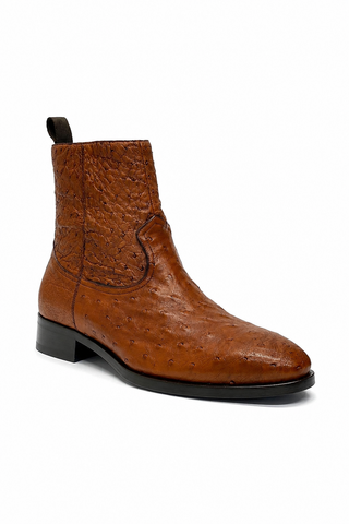 Mezlan SX4798-S Ostrich Straight-Heel Zipper Boots (MZ3436)-AmbrogioShoes