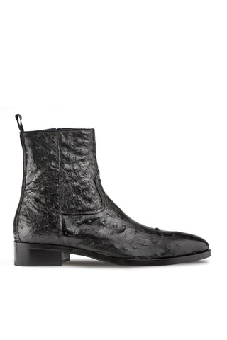Mezlan SX4798-S Ostrich Straight-Heel Zipper Boots (MZ3436)