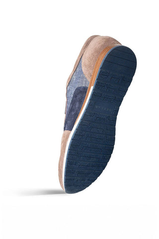 Mezlan Sanlucar Linen & Suede Sneaker