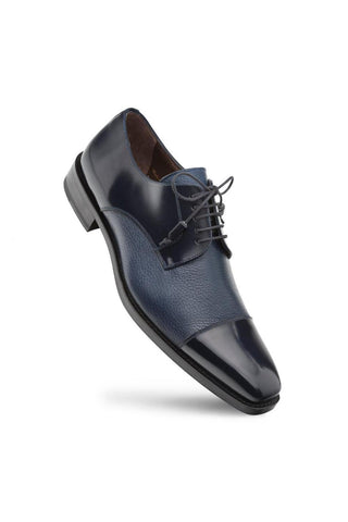Mezlan Soka Leather & Deer Derby-AmbrogioShoes