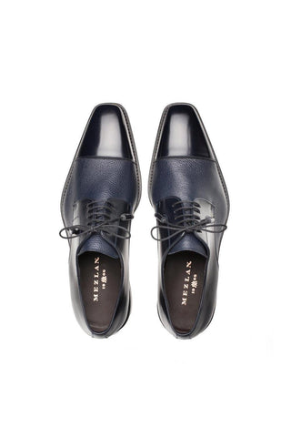 Mezlan Soka Leather & Deer Derby-AmbrogioShoes