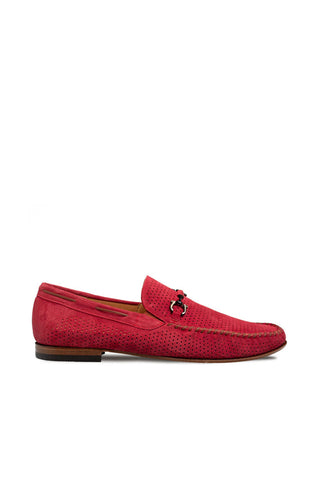 Mezlan Tarraco Suede Horse-Bit Loafer-AmbrogioShoes