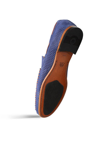 Mezlan Tarraco Suede Horse-Bit Loafer-AmbrogioShoes