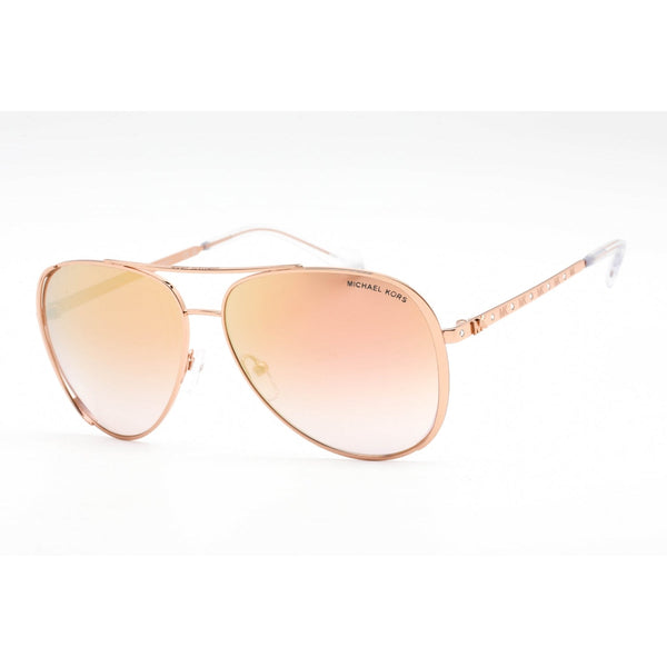 Michael Kors 0MK1101B Sunglasses Rose Gold / Rose Gold Gradient Flash-AmbrogioShoes