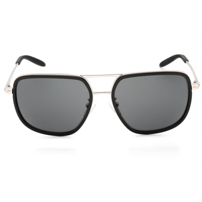 Michael Kors 0MK1110 Sunglasses Silver/Black / Grey Unisex-AmbrogioShoes