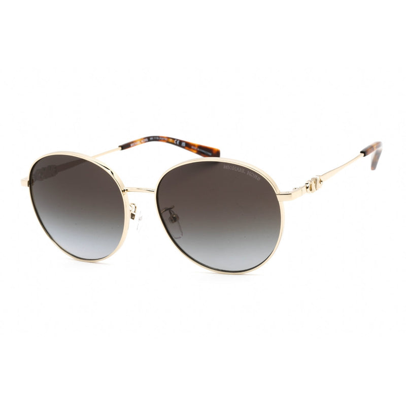 Michael Kors 0MK1119 Sunglasses Light Gold / Dark Grey Gradient Women's-AmbrogioShoes