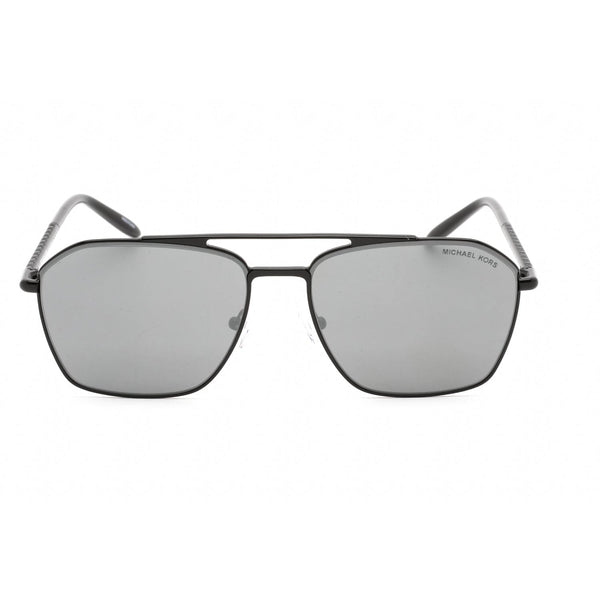 Michael Kors 0MK1124 Sunglasses Shiny Black / Gunmetal Mirror-AmbrogioShoes