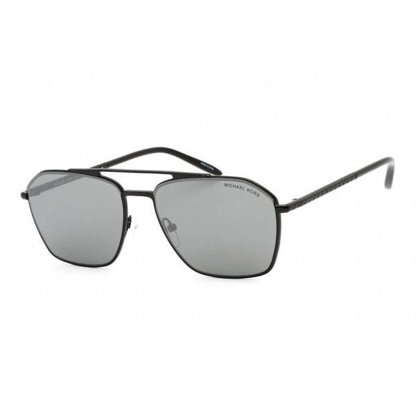 Michael Kors 0MK1124 Sunglasses Shiny Black / Gunmetal Mirror-AmbrogioShoes