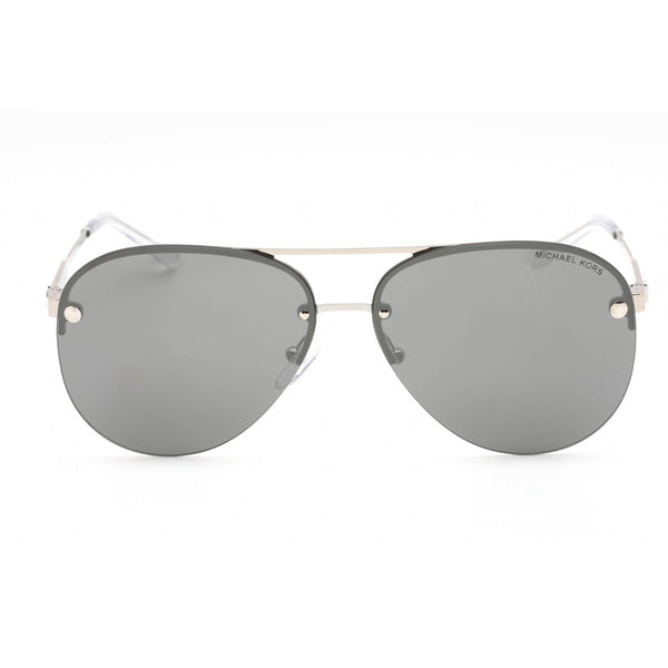 Michael Kors 0MK1135B Sunglasses Silver Black / Grey Mirror-AmbrogioShoes