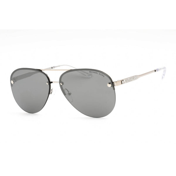 Michael Kors 0MK1135B Sunglasses Silver Black / Grey Mirror-AmbrogioShoes