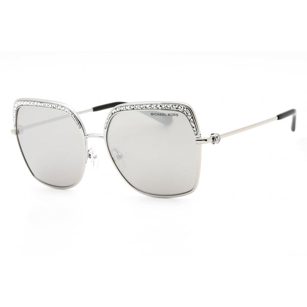 Michael Kors 0MK1141 Sunglasses Silver / Silver Mirrored Unisex-AmbrogioShoes
