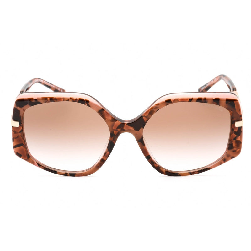 Michael Kors 0MK2177 Sunglasses Pink Tortoise / Gradient Pink Brown Women's-AmbrogioShoes