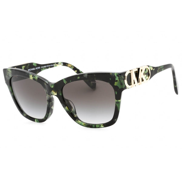 Michael Kors 0MK2182U Sunglasses Green Amazon Tortoise / Grey Gradient-AmbrogioShoes