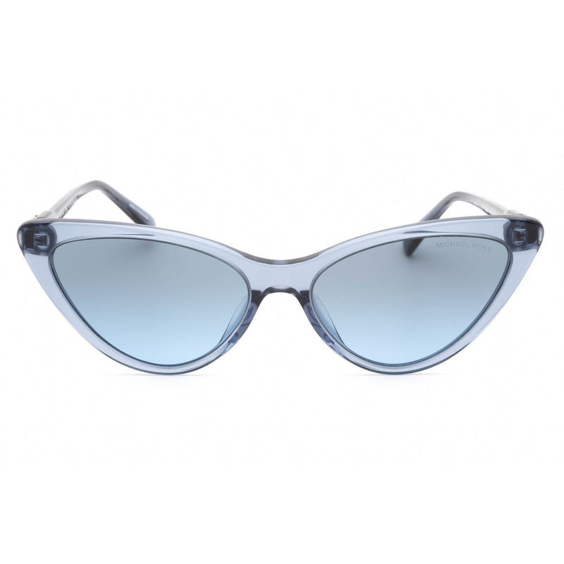 Michael Kors 0MK2195U Sunglasses Transparent Blue/Smoky Blue Unisex-AmbrogioShoes