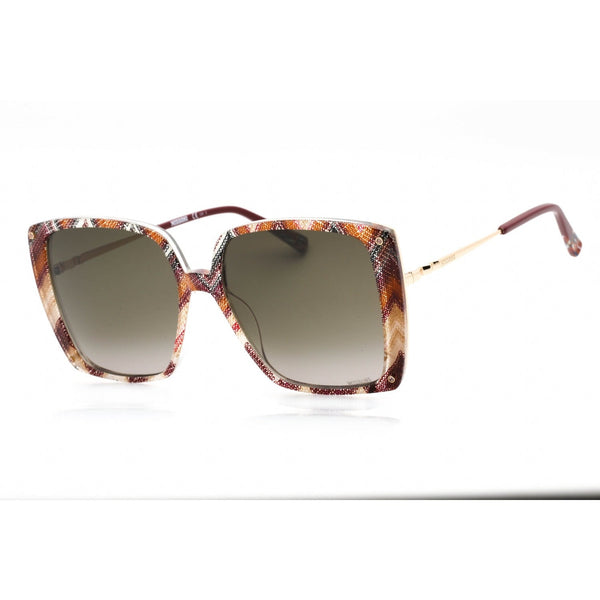 Missoni MIS 0002/S Sunglasses Plum Multicolor / Brown Gradient-AmbrogioShoes