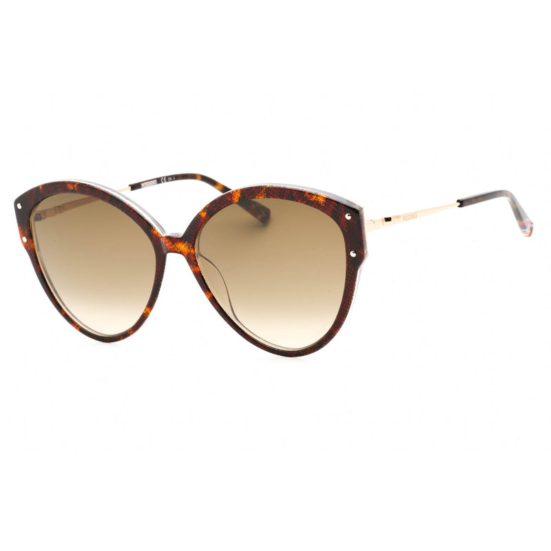 Missoni MIS 0004/S Sunglasses Havana Pattern / Brown Gradient Women's-AmbrogioShoes