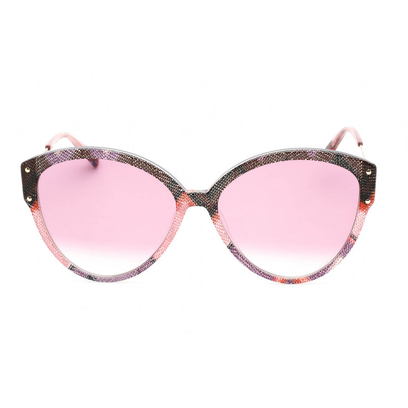 Missoni MIS 0004/S Sunglasses PATTERN PINK/BURGUNDY SHADED Women's-AmbrogioShoes