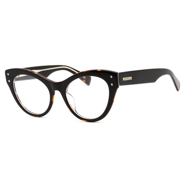 Missoni MIS 0065 Eyeglasses BLACK HAVANA / Clear demo lens-AmbrogioShoes