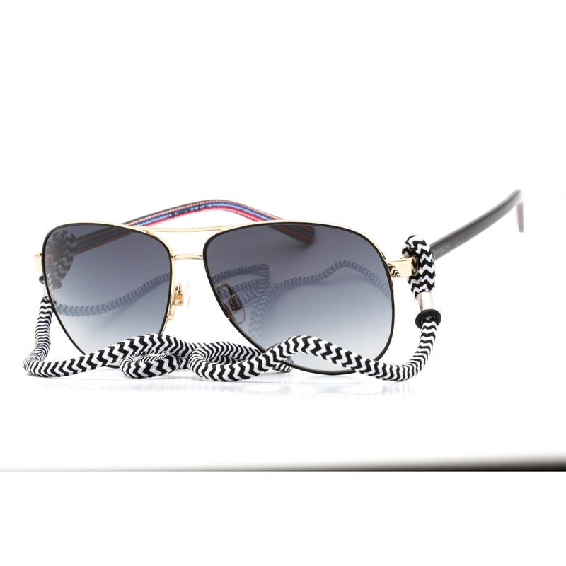 Missoni MMI 0002/S Sunglasses Black / Dark Grey Shaded Women's-AmbrogioShoes