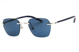 Mont Blanc MB0270S Metal Rectangular Men's Sunglasses-AmbrogioShoes