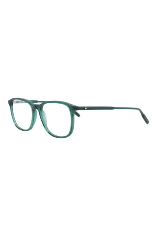 Montblanc MB0085O Transparent Green Eyeglasses-AmbrogioShoes